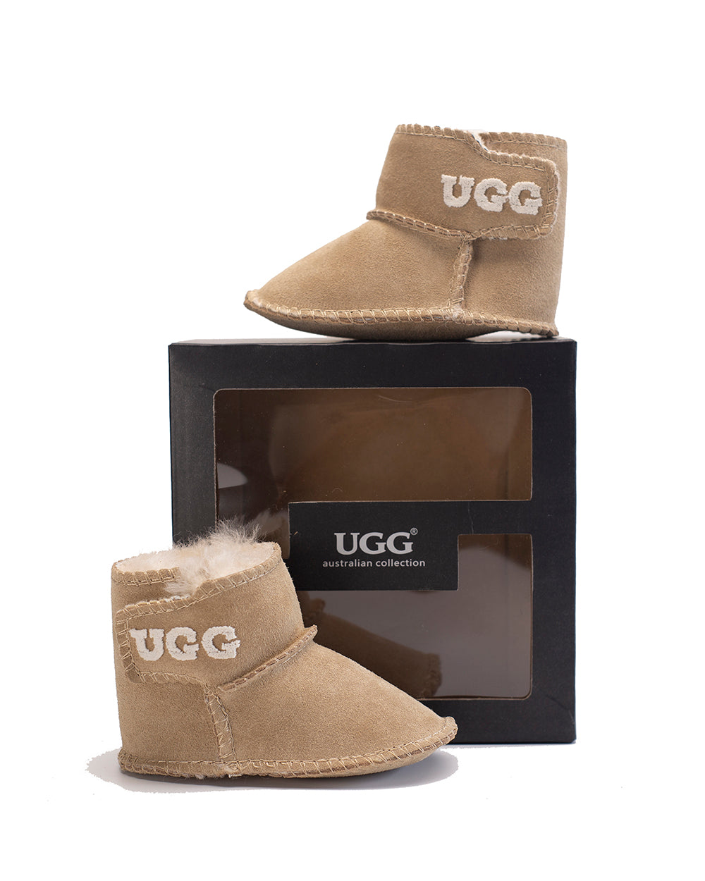 Baby UGG Embroidered Logo Booties