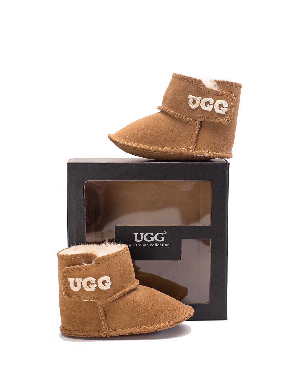 Baby UGG Embroidered Logo Booties
