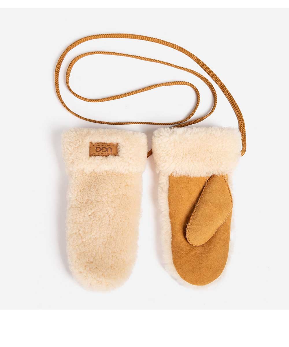 Curly UGG Kids Mitten Gloves Secondary image
