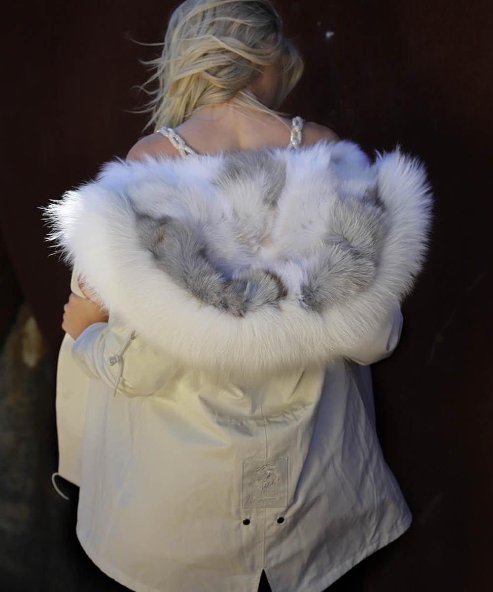 Parka Jacket Beige Grey - Women - UGG Specialist Australia